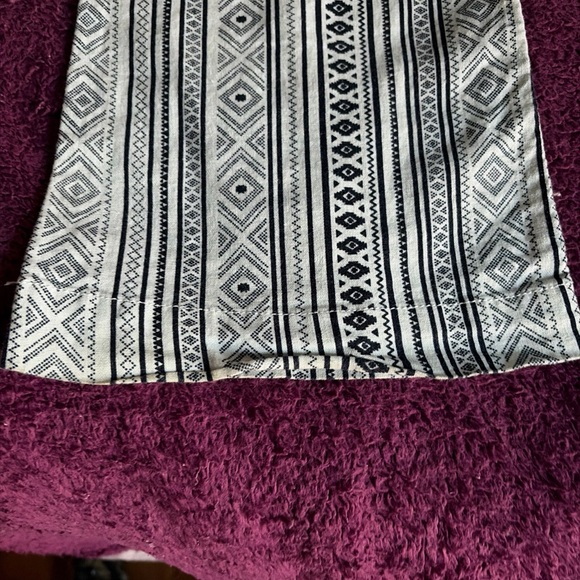 American Original Rewash Brand Striped Linen Pants Smocked Elastic Waist Sz S - Picture 11 of 12